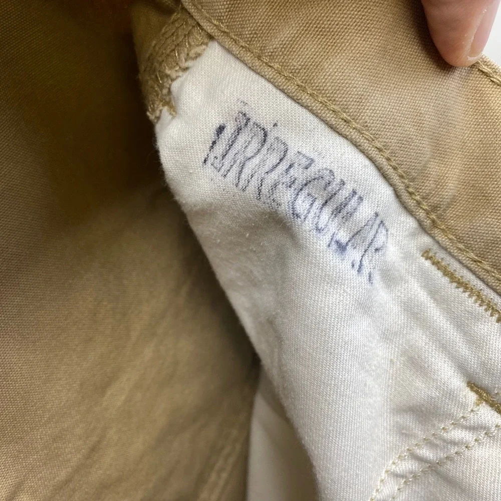 Carhartt Mens Khaki Original Fit Carpenter Shorts Size 42 Work Utility Irregular